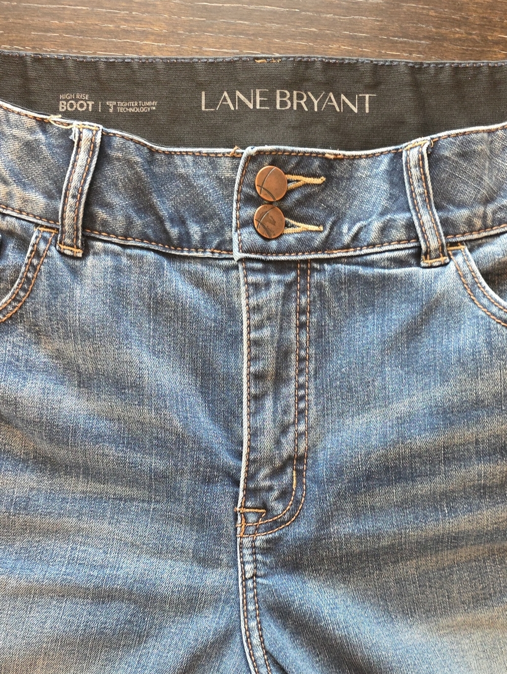 Lane Bryant Light Blue High-Rise Bootcut Jeans